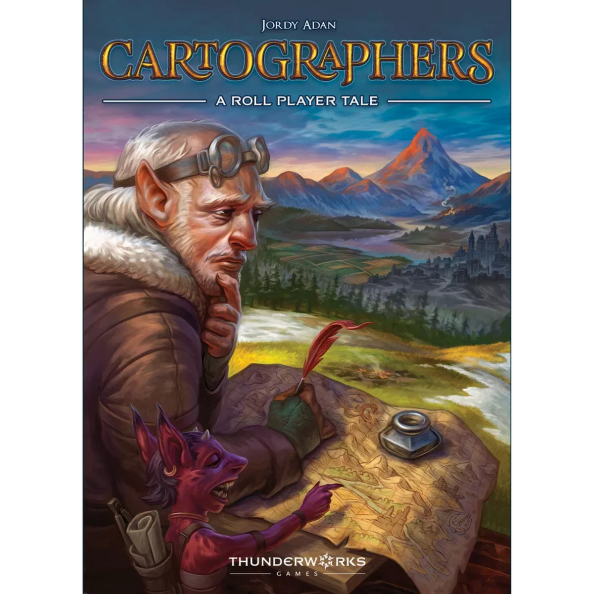 Cartographers A Roll Player Tale Board Game