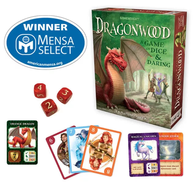 Dragonwood Card Game Winner of Mensa Select