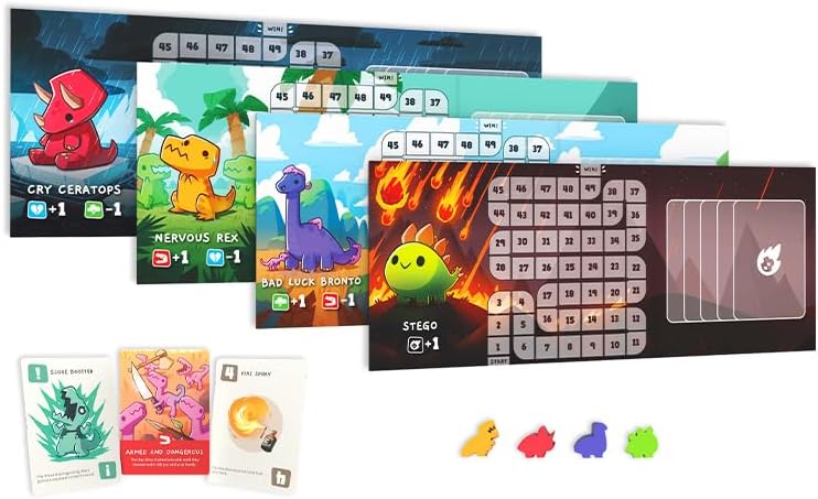 Happy Little Dinosaurs Game Board and Pieces