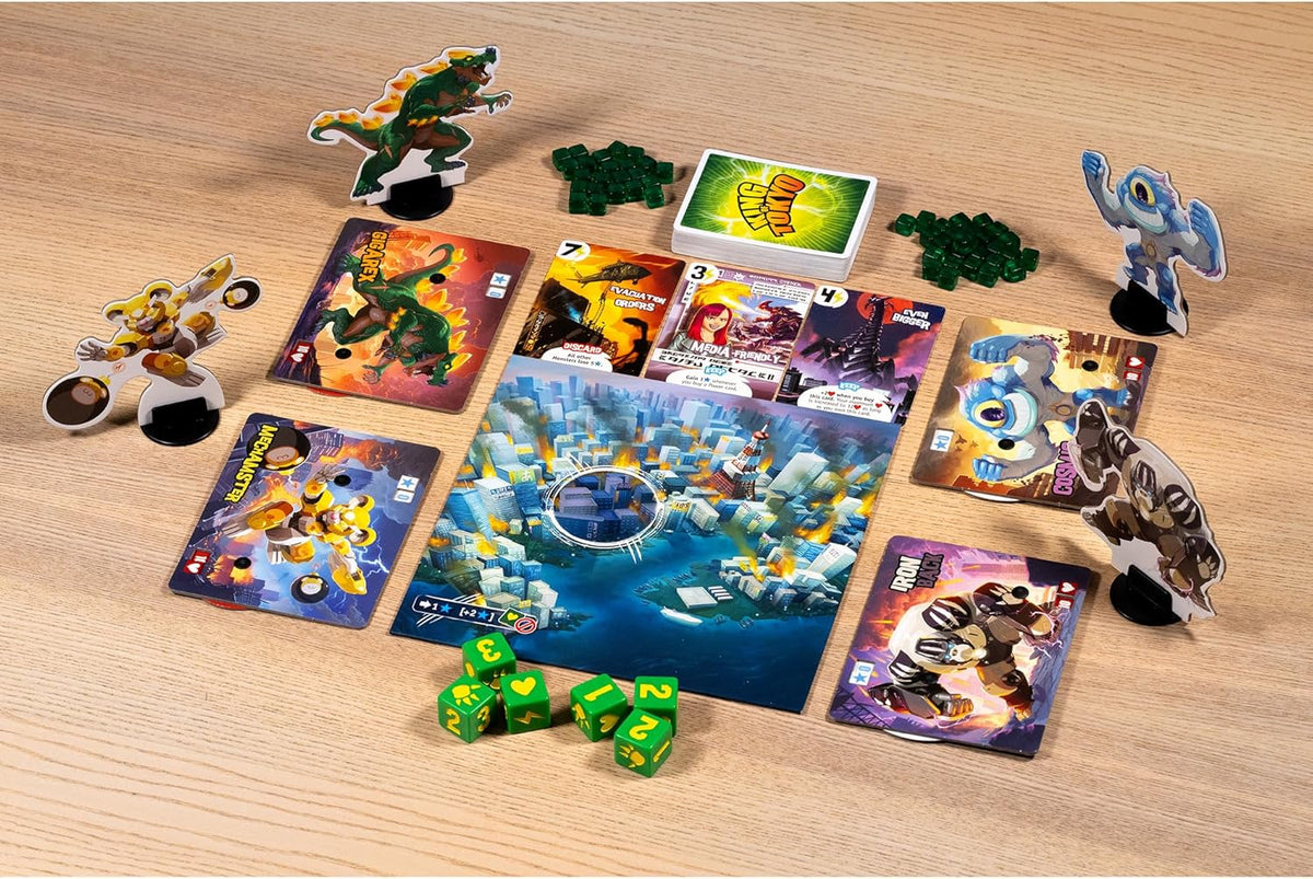 King of Tokyo Origins Game in Progress