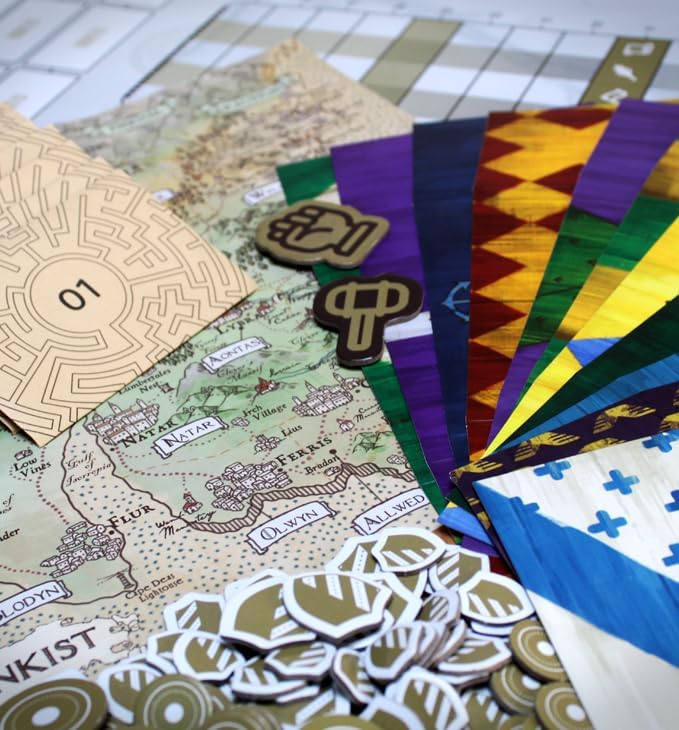 King&#39;s Dilemma Board Game Components