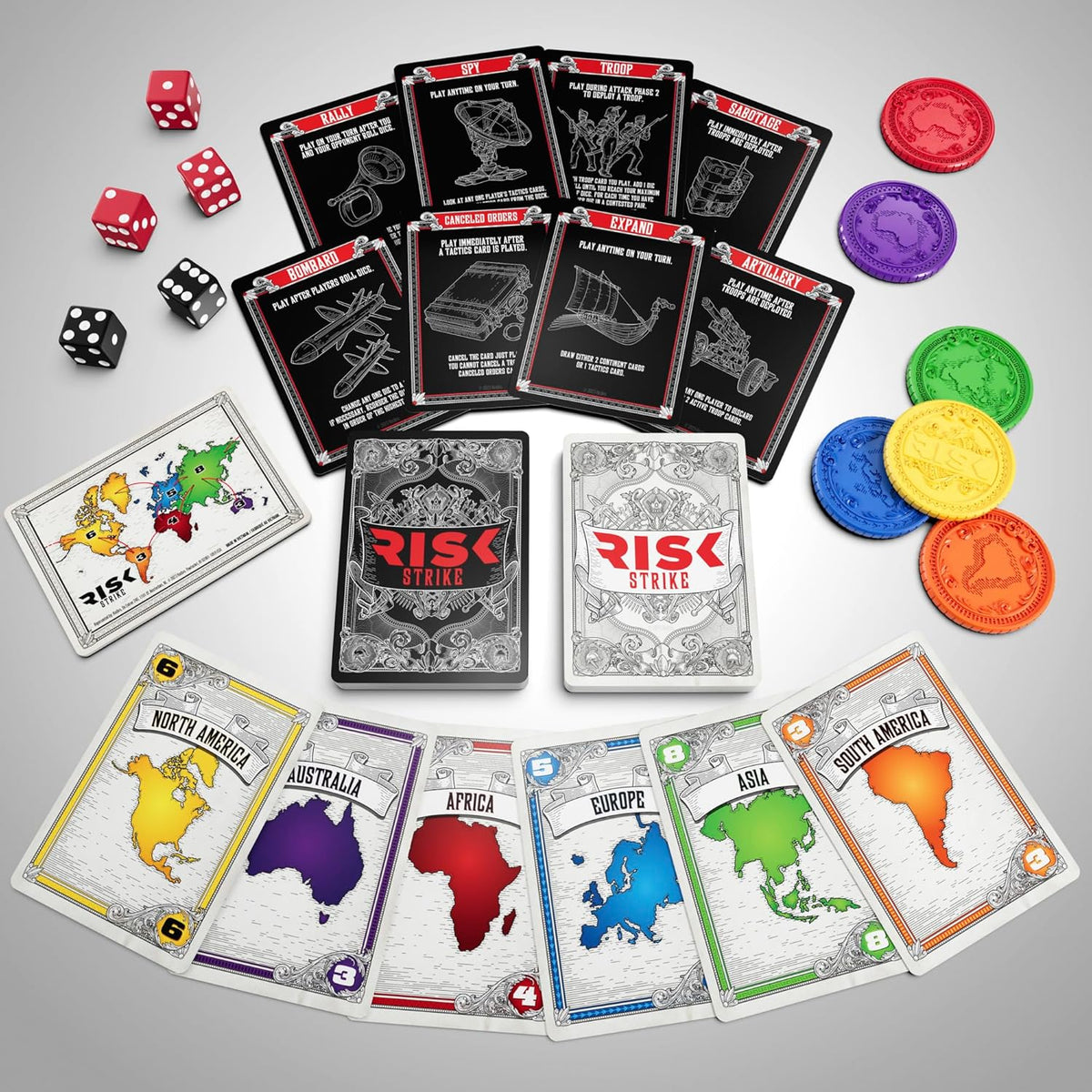 Risk Strike Game Components