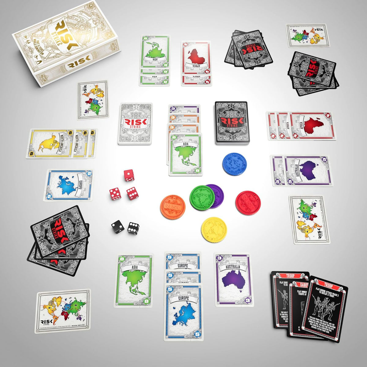 Risk Strike Game Components