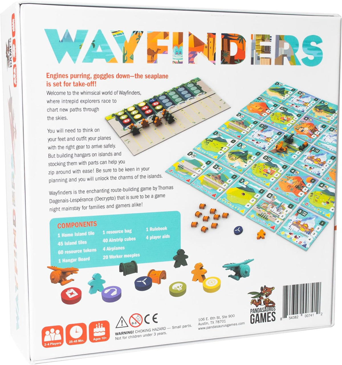 Wayfinders Board Game Back of Box