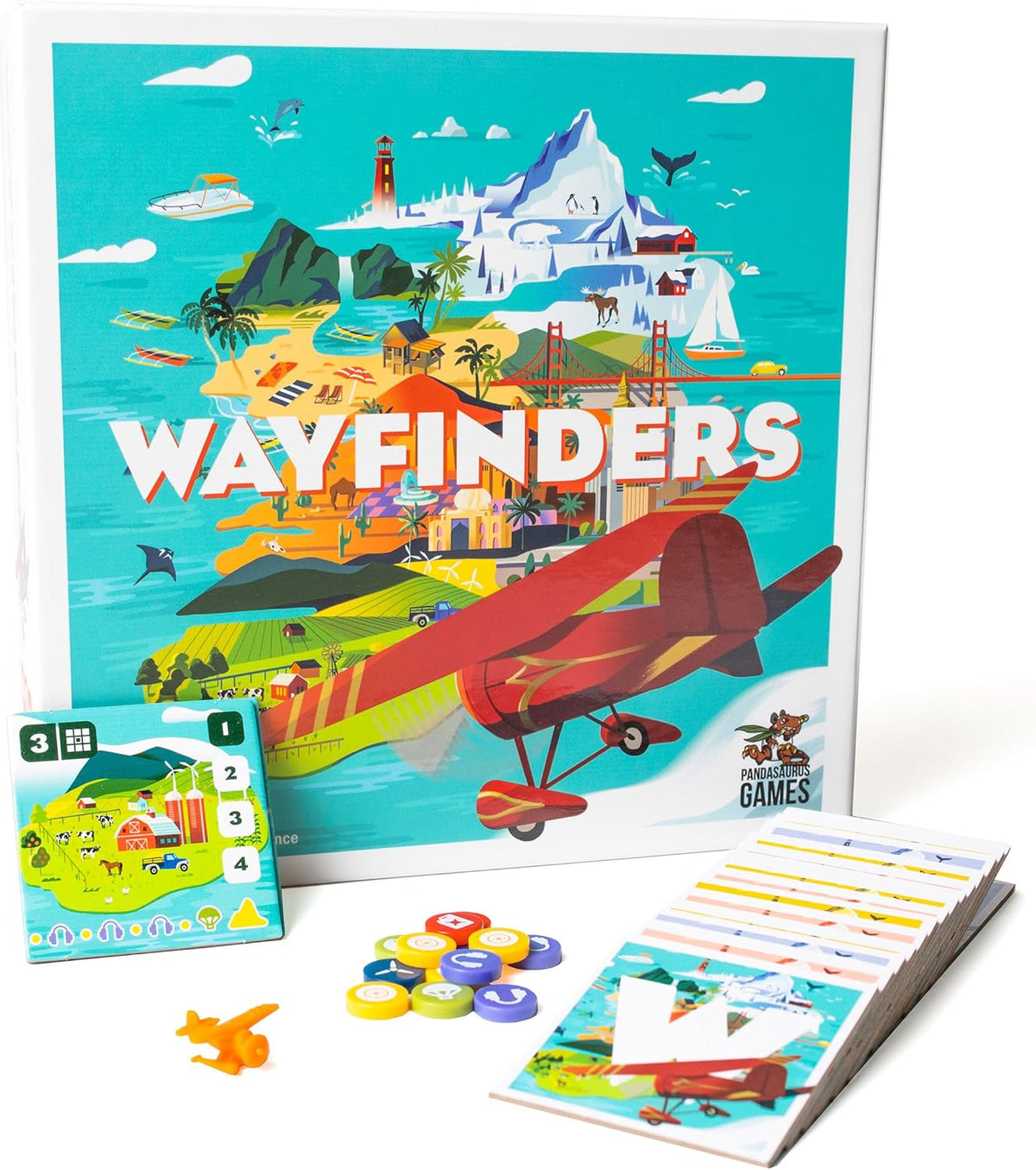 Wayfinders Board Game Box and Components