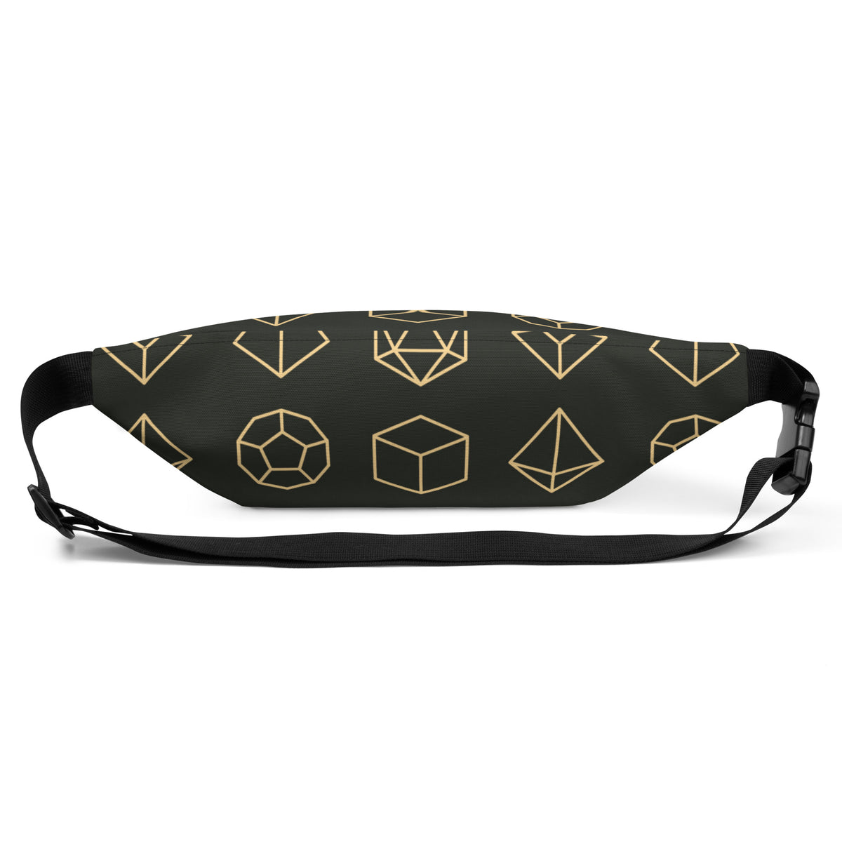 Back View of Adventure Starts Here Fanny Pack Dice Bag