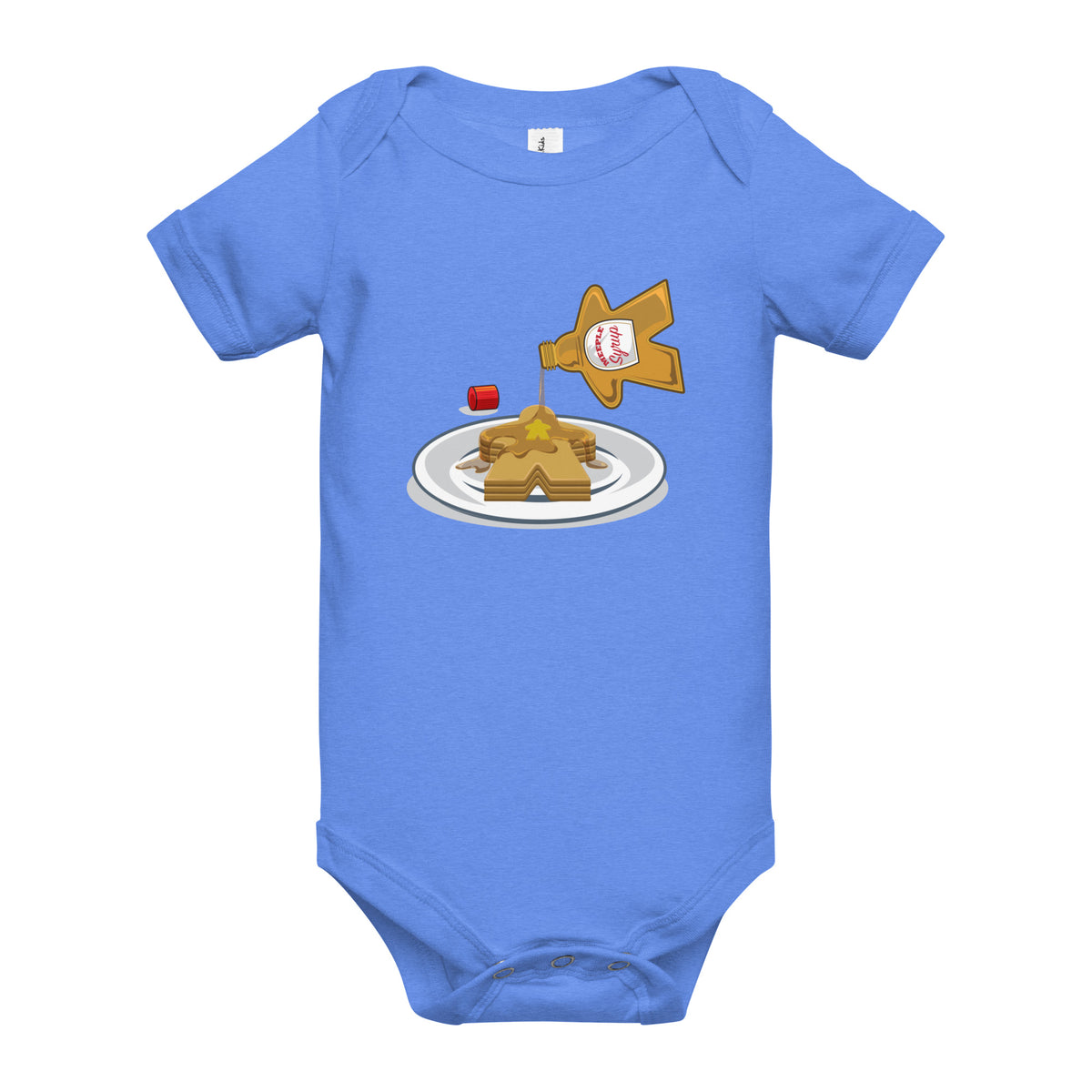 Meeple Syrup Board Game Baby Onesie