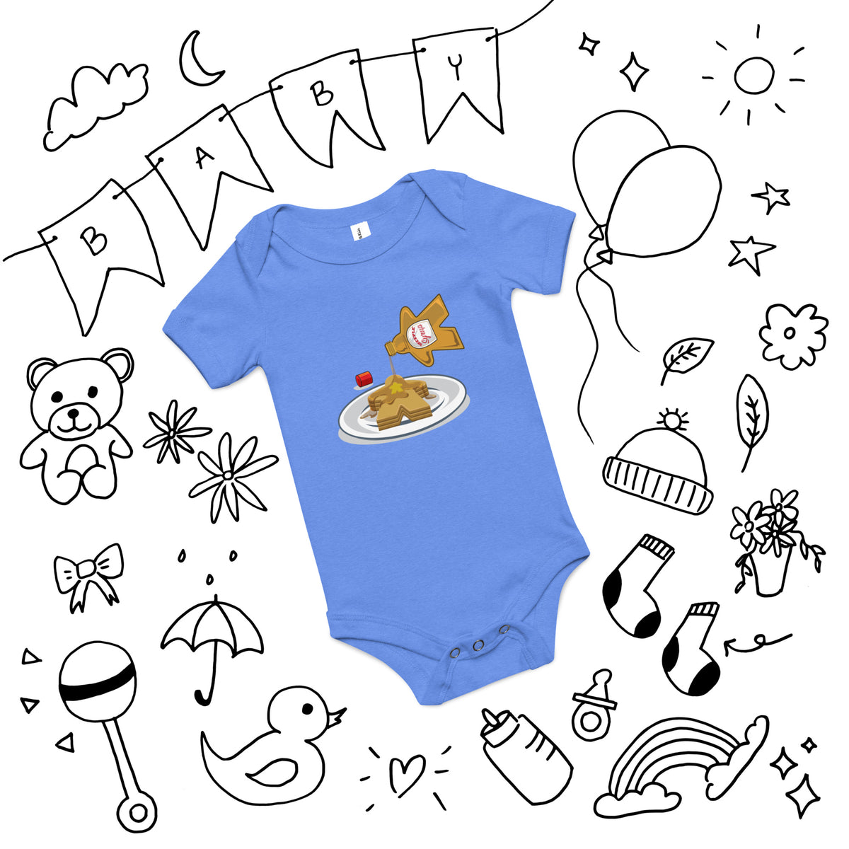 Meeple Syrup Board Game Baby Onesie