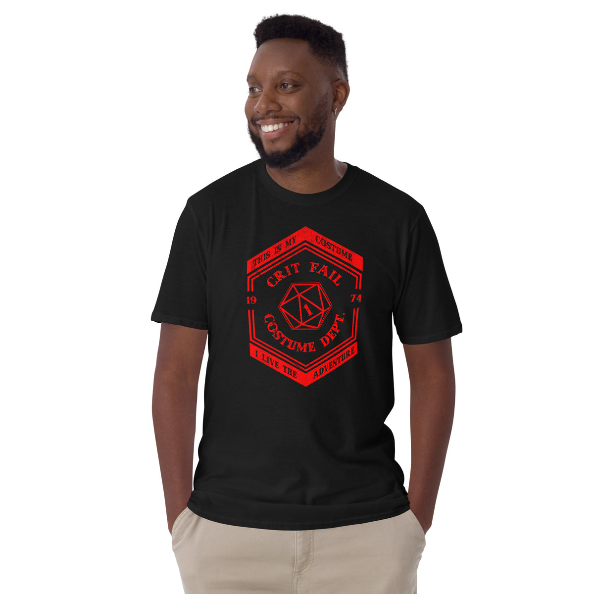 Dragons &amp; Dungeons Critical Fail Costume T-Shirt