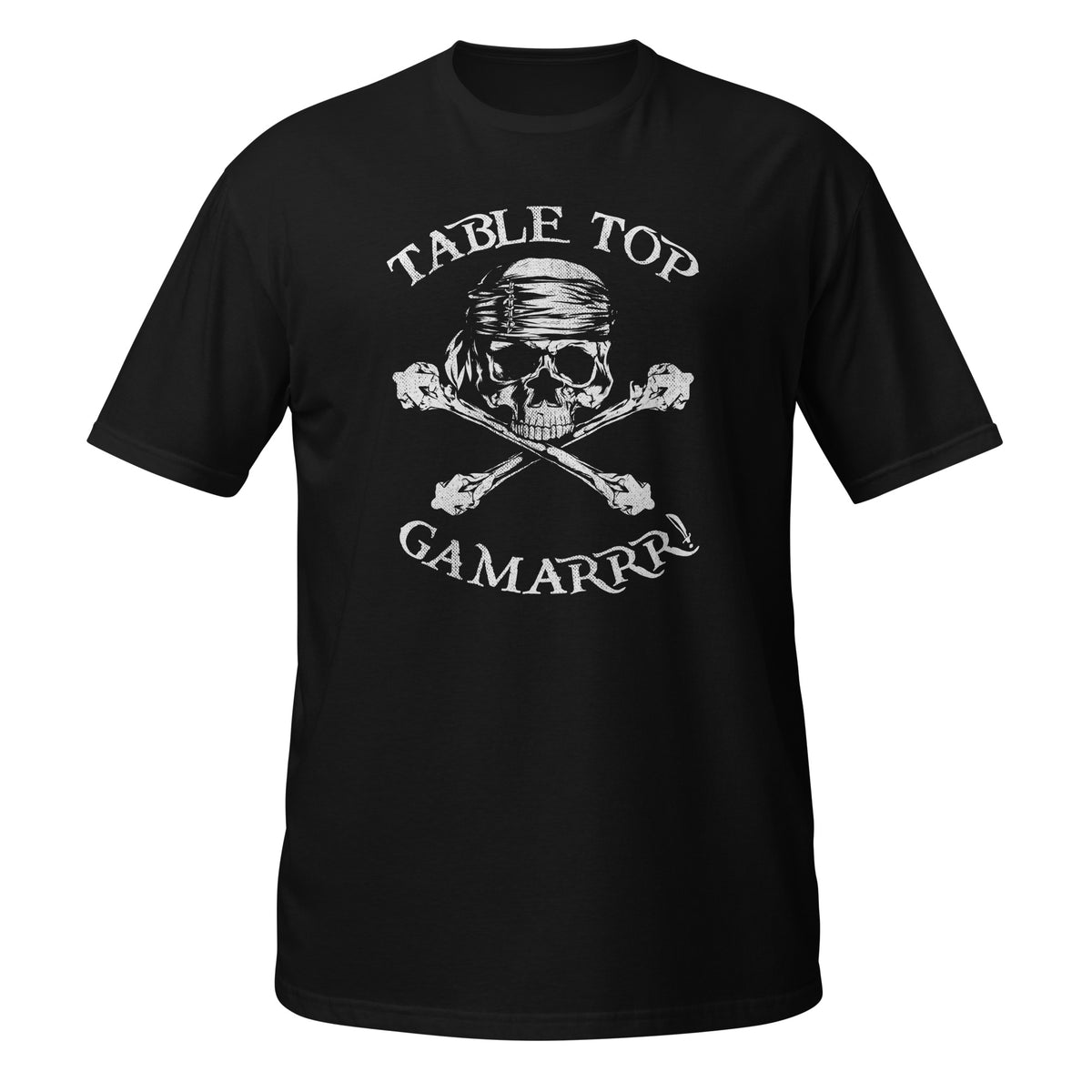 Meeple Crossbones Table Top Gamarrr Boardgame T-Shirt