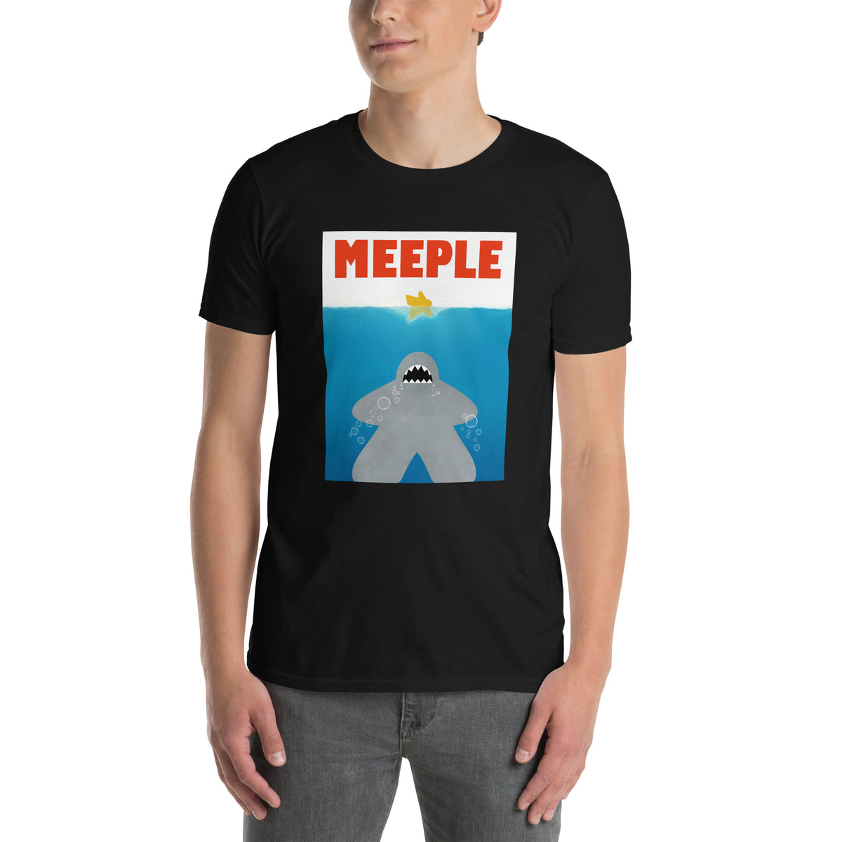 Meeple Shark Attack T-Shirt