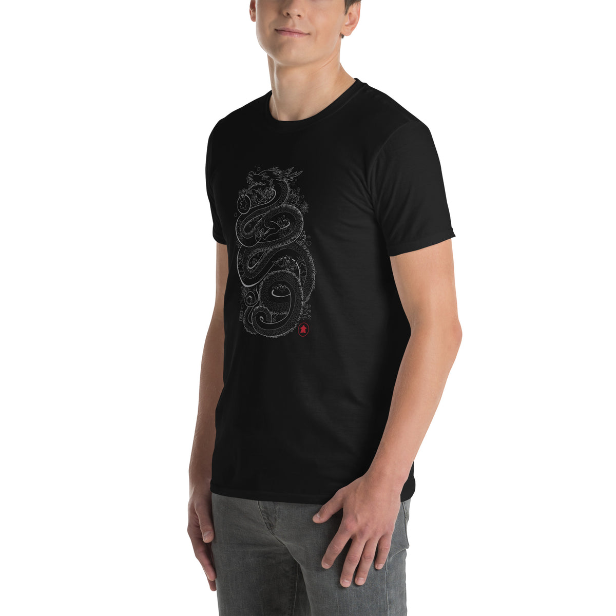 Dragon With The Meeple Tattoos Board Game T-Shirt