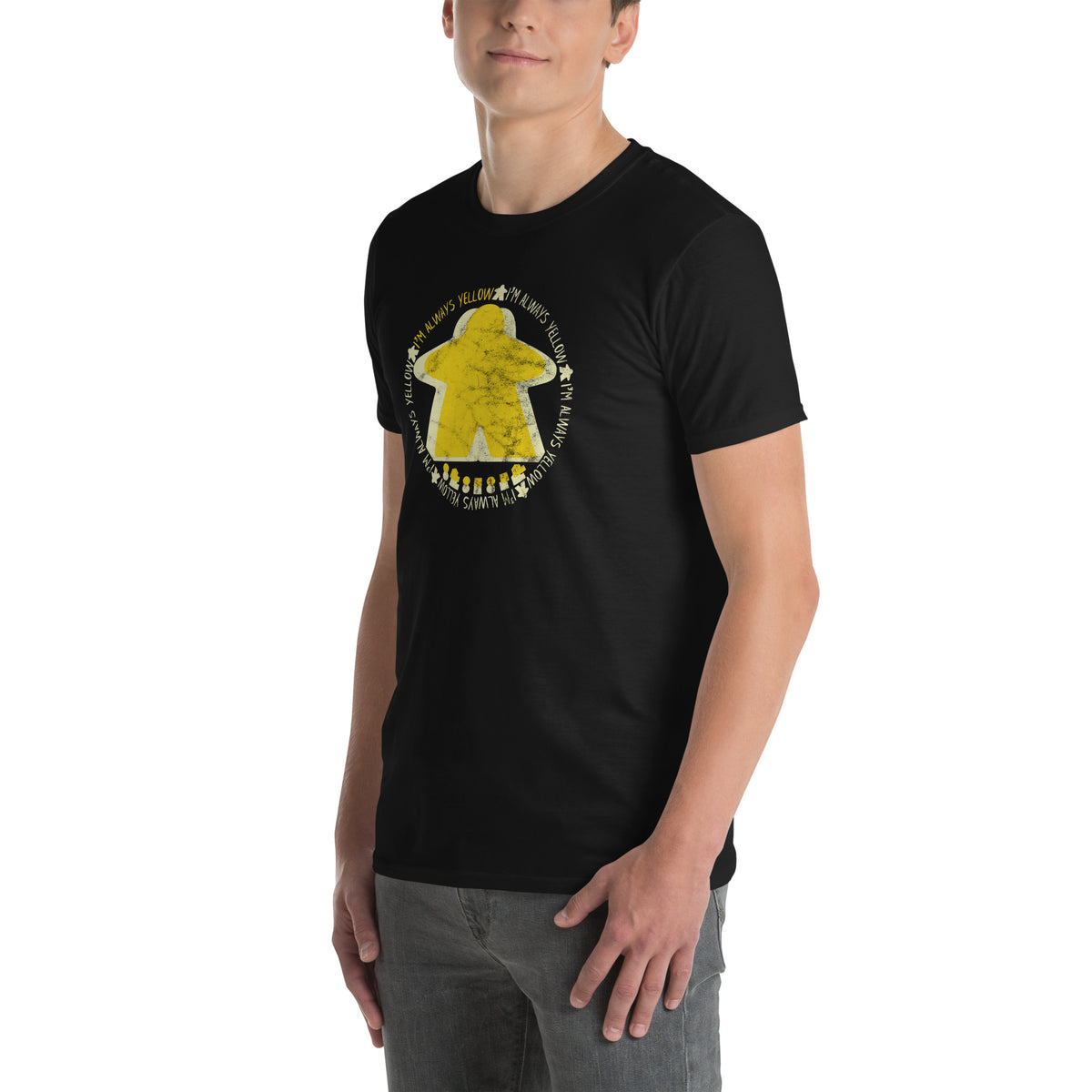 I&#39;m Always Yellow Meeple Board Game T-Shirt