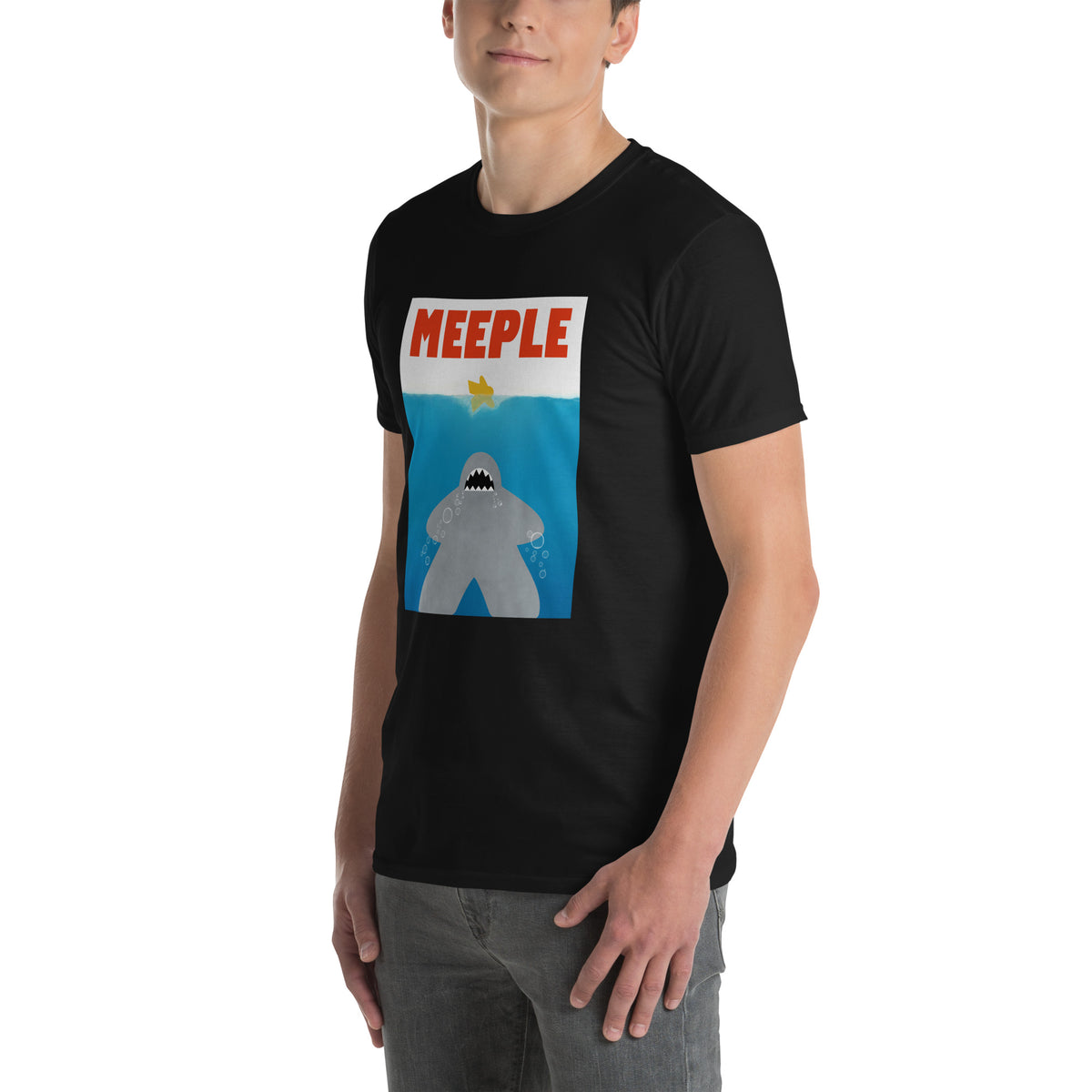 Meeple Shark Attack T-Shirt