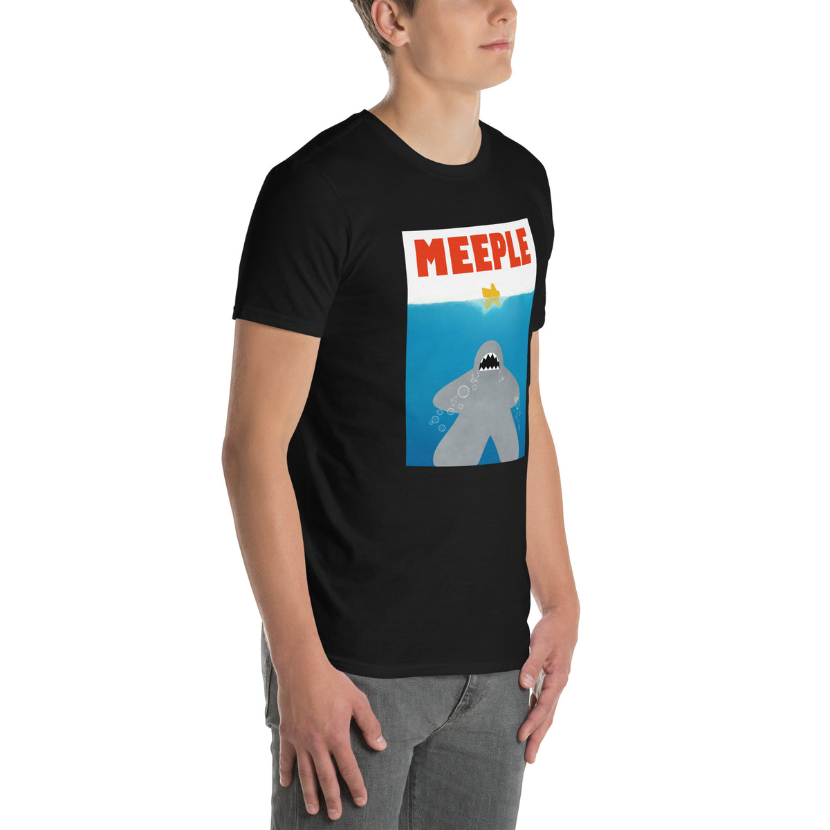 Meeple Shark Attack T-Shirt