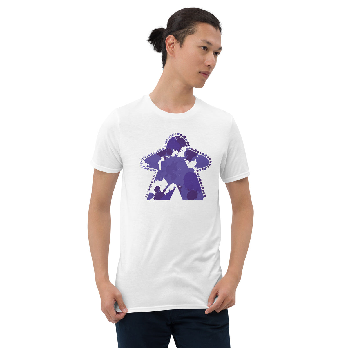 I&#39;m Always Purple Meeple Board Game T-Shirt