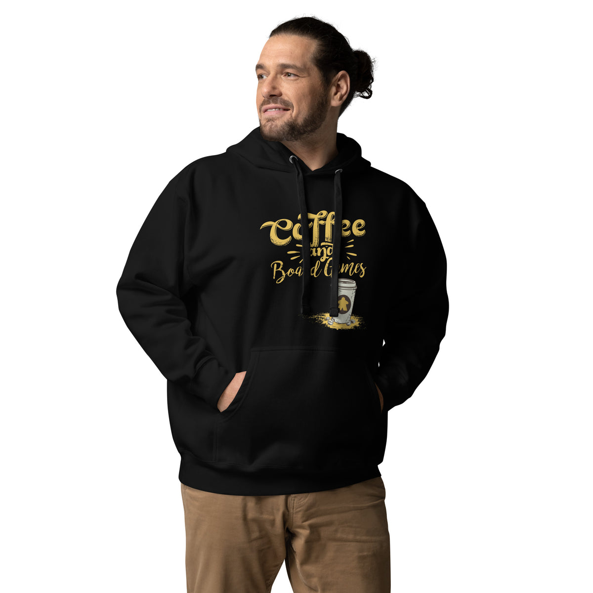 Coffee &amp; Board Games To Go Pullover Hoodie