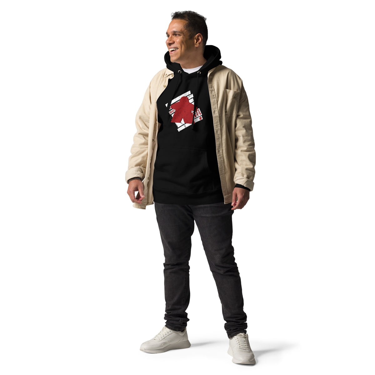 I&#39;m Always Red Meeple Board Game Pullover Hoodie