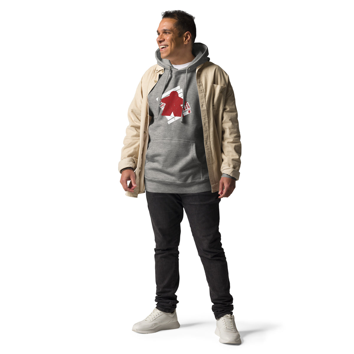 I&#39;m Always Red Meeple Board Game Pullover Hoodie