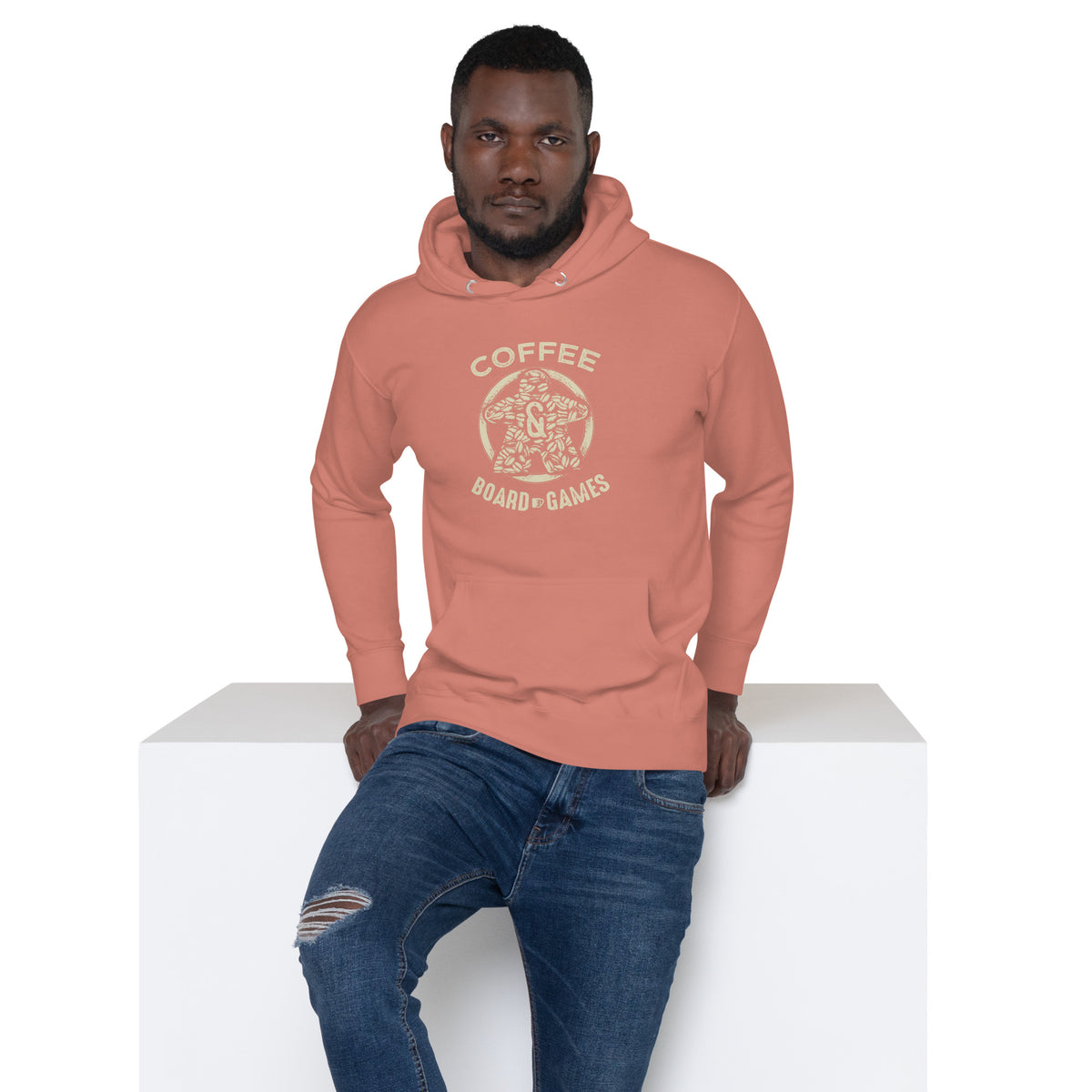 Coffee Bean Meeple Board Game Pullover Hoodie