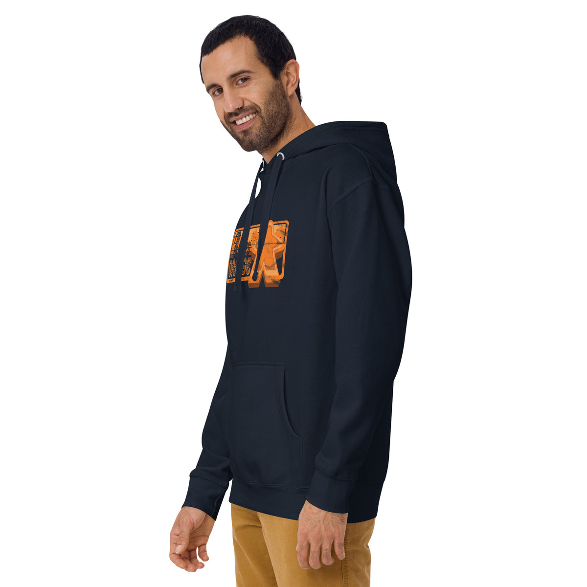 I&#39;m Always Orange Meeple Board Game Pullover Hoodie