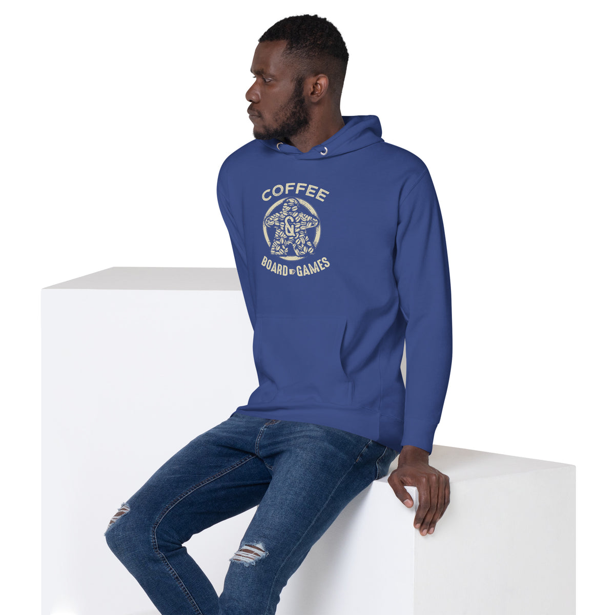 Coffee Bean Meeple Board Game Pullover Hoodie