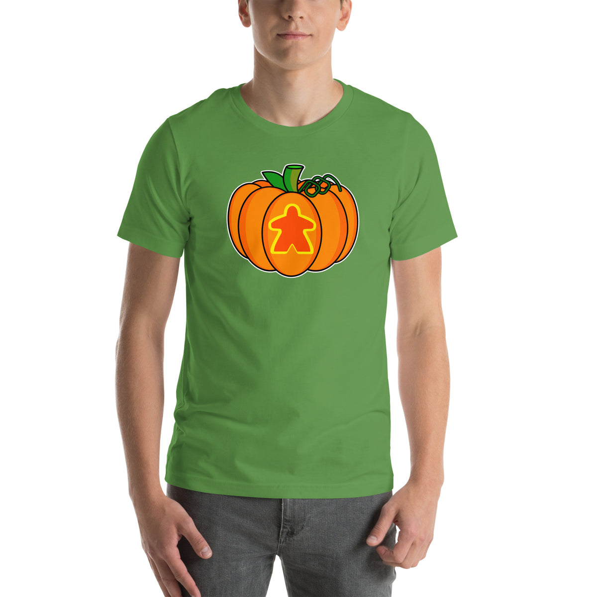 Meeple Jack O Lantern Pumpkin T-Shirt