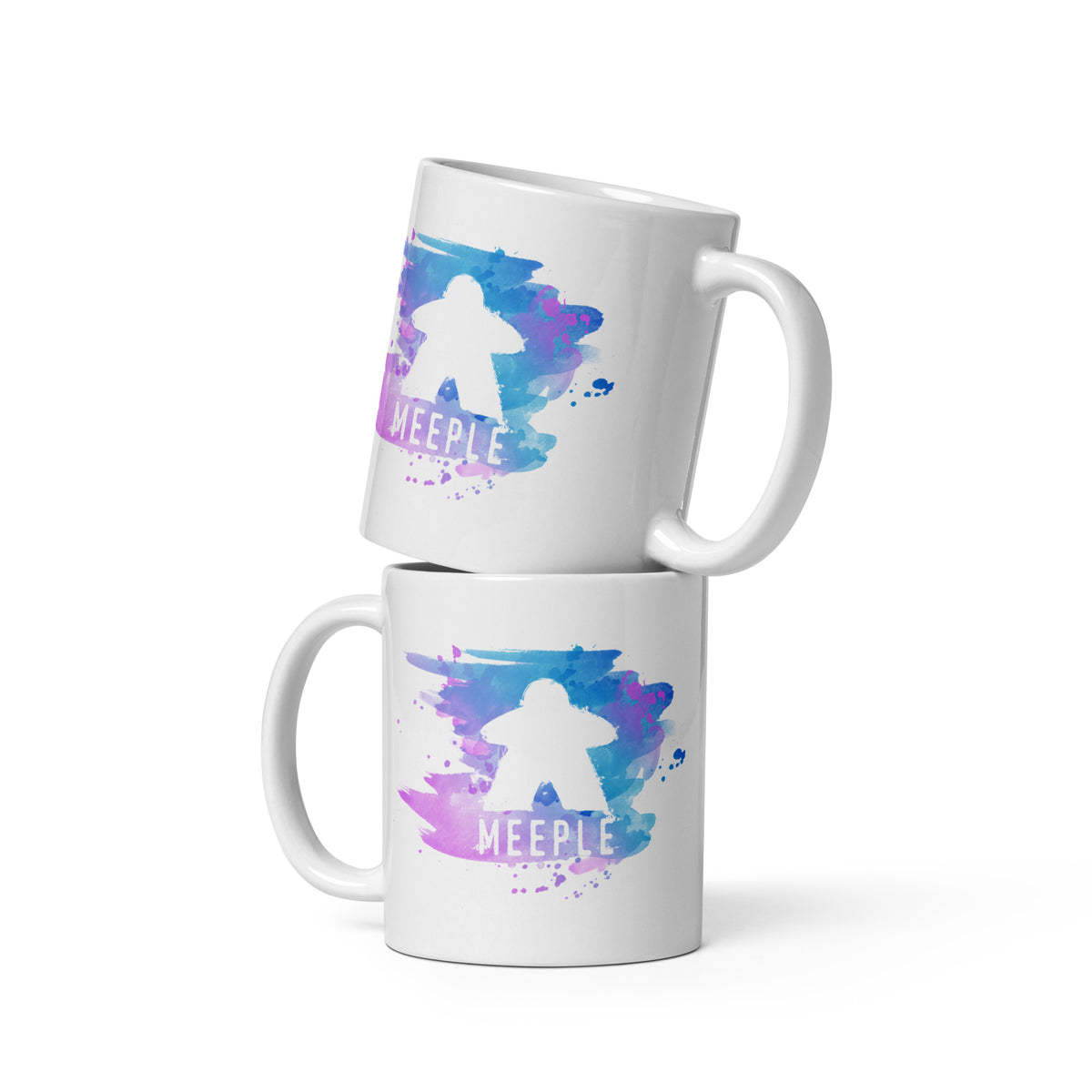 Meeple Splash Board Game Ceramic Coffee Mug