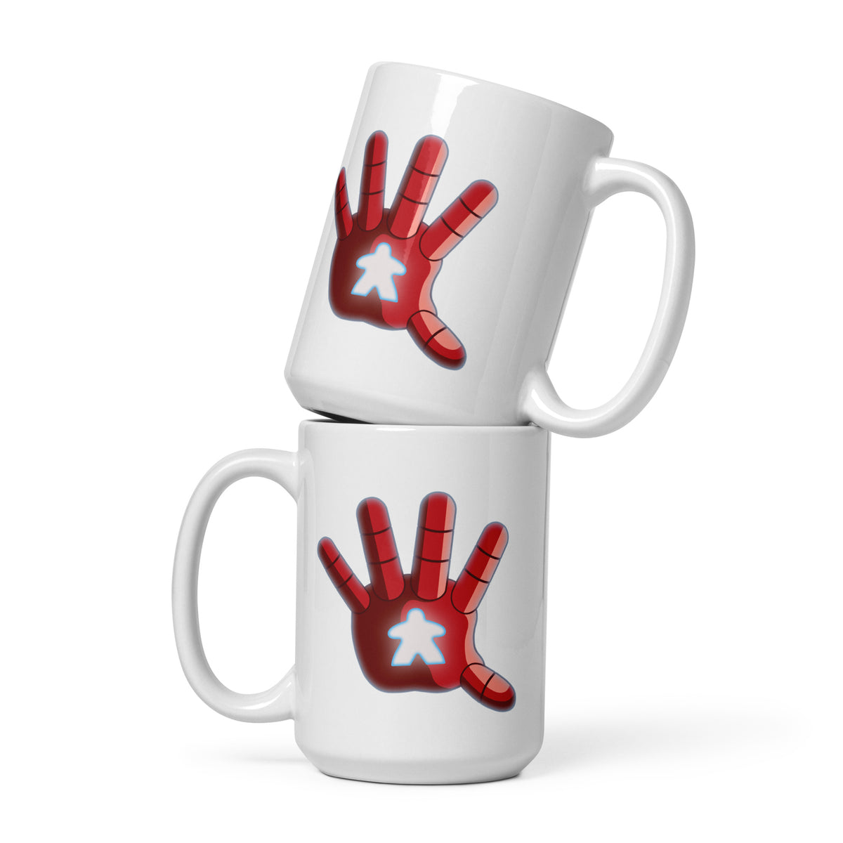 Iron Meeple Repulsor Board Game Ceramic Mug