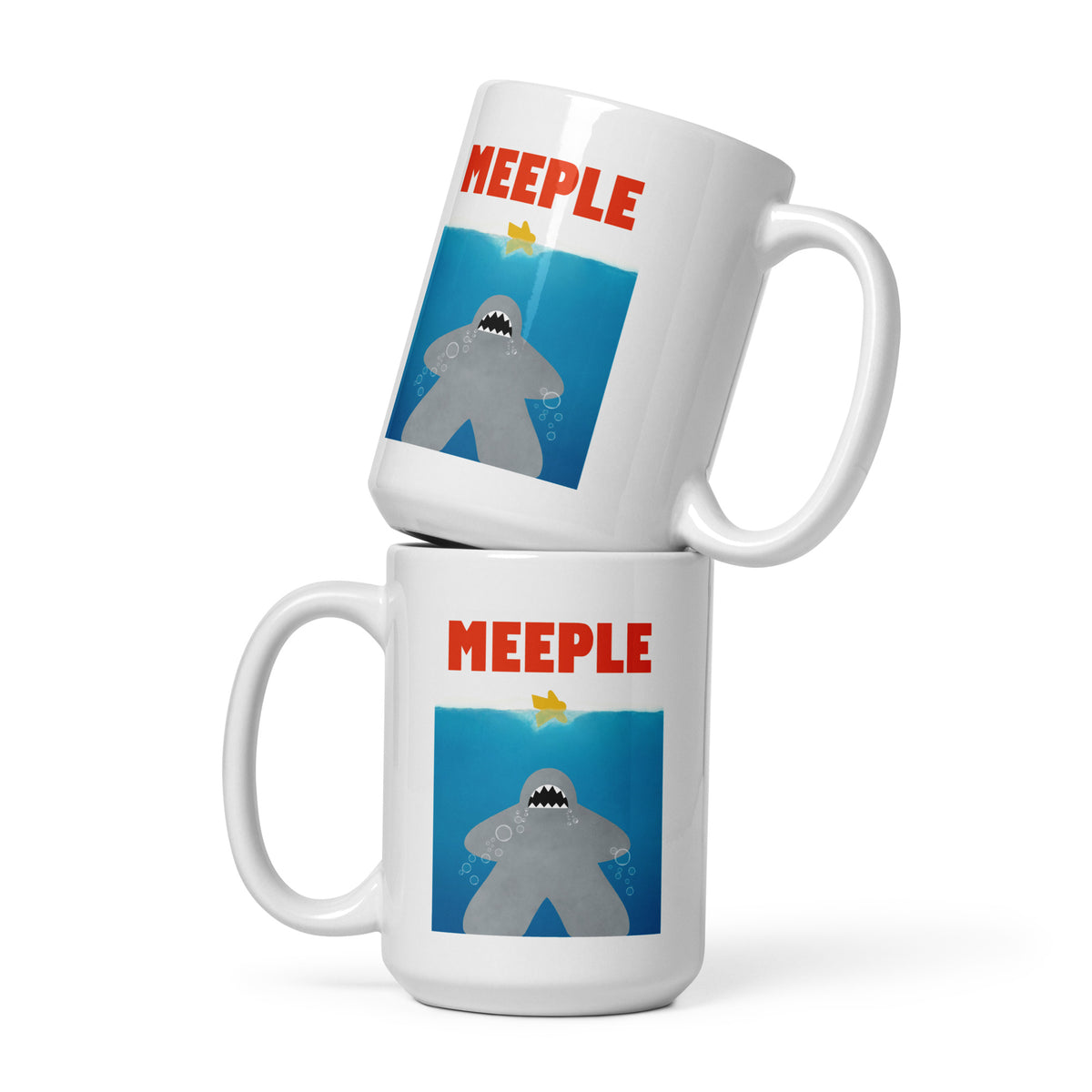 Meeple Shark Attack Coffee  Mug