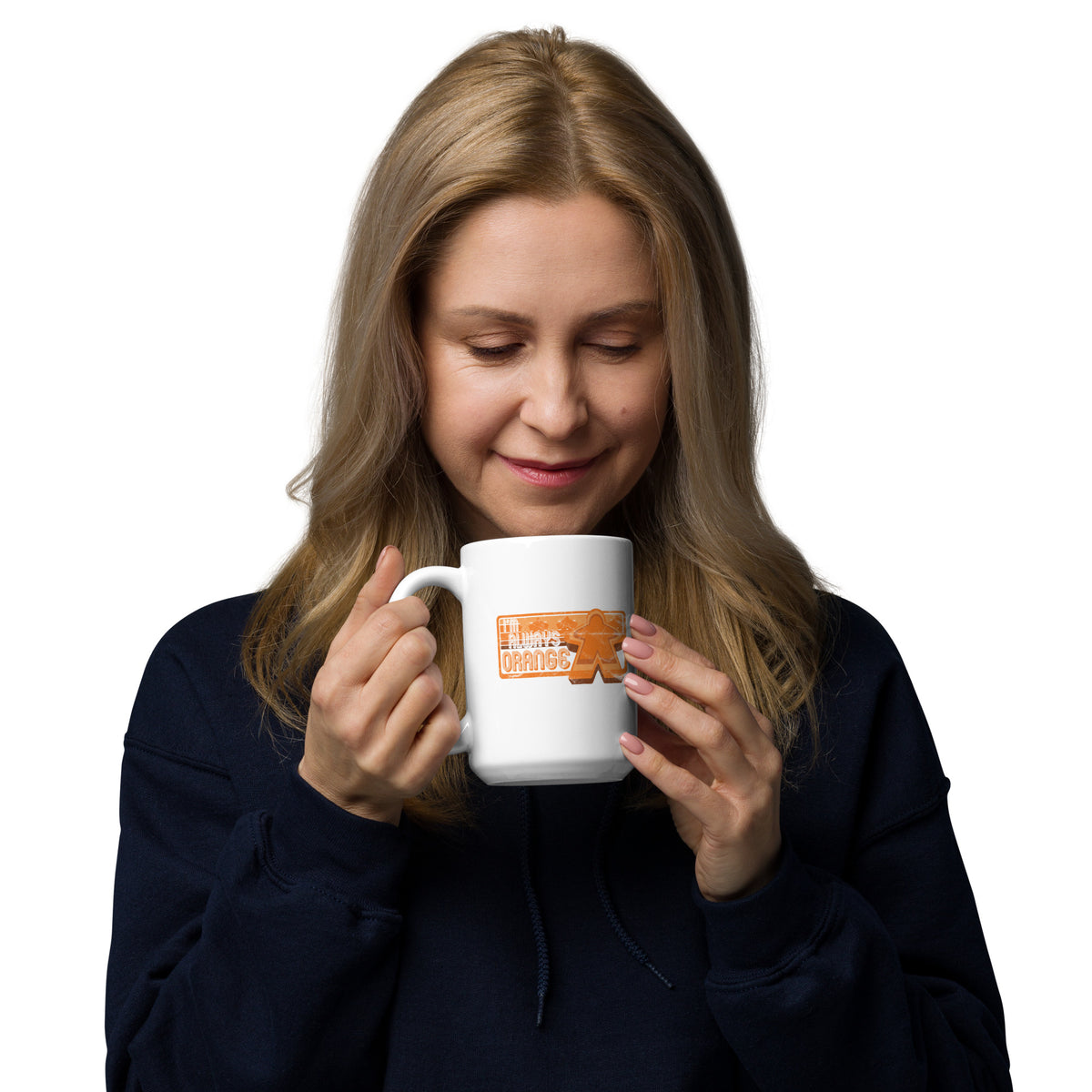 I&#39;m Always Orange Meeple Board Game Ceramic Mug